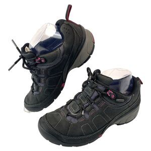 Clarks Wave Walk Shoes Waterproof Hiking Women's 7M Leather Outdoor 26102637